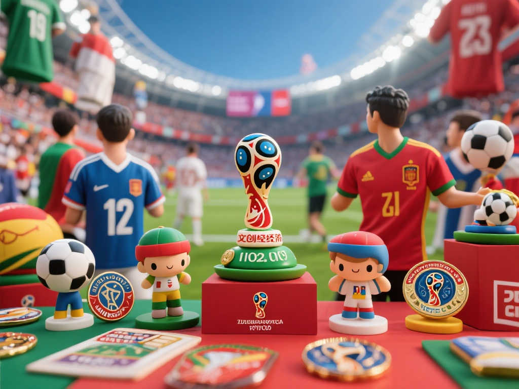 世界杯周边衍生品热销，文创经济潜力巨大