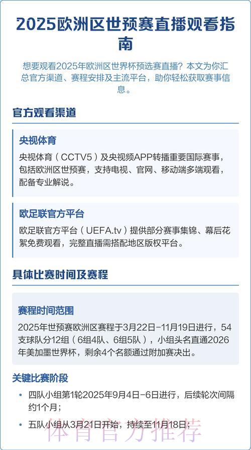 世界杯赛事免费直播在线观看渠道全攻略 世界杯赛事免费直播在线观看渠道全攻略